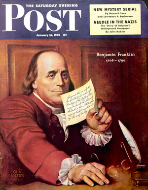 Ben Franklin by John Falter