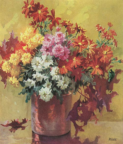 Flower bouquet by Kay From November 1940