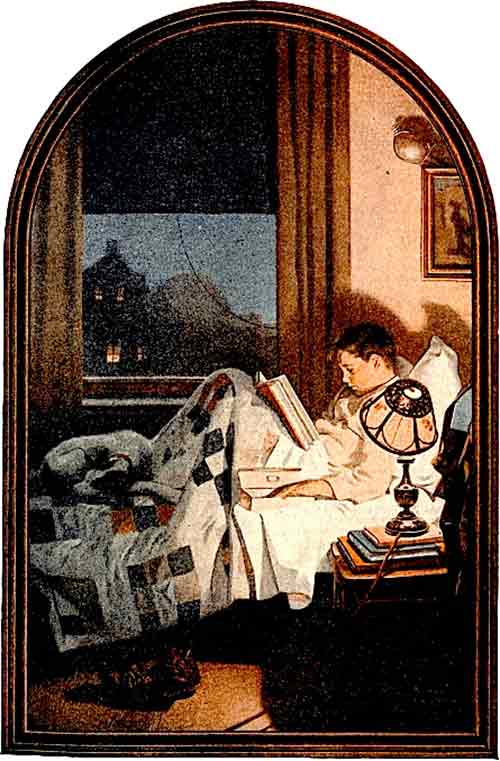 Edison Lamp Ad artwork by Rockwell