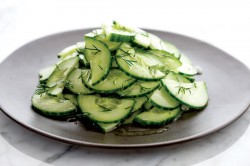 Cucumber and dill salad