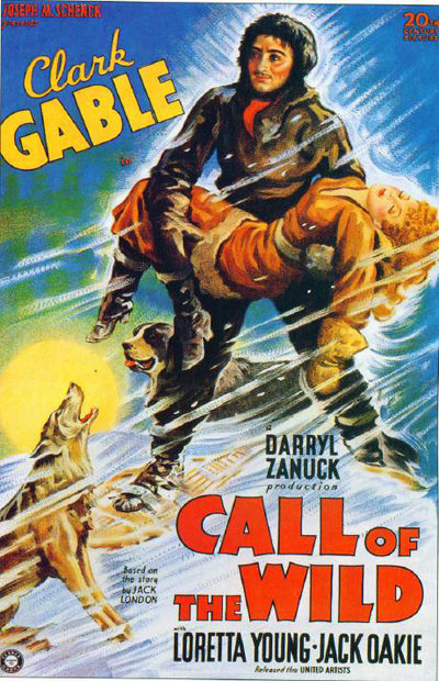 Movie Poster for 1935's film Call of the Wild