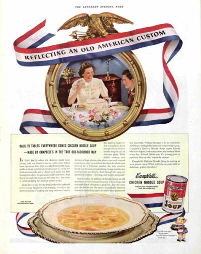 Campbell's Soup Ad, August 26, 1939