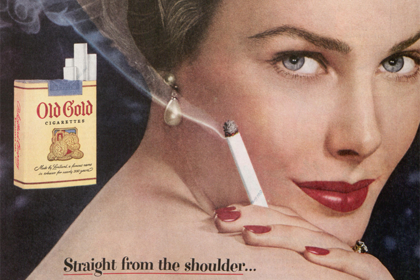 Vintage Ads Selling Cigarettes With Sex The Saturday Evening Post