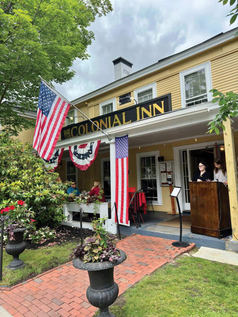 Map Colonial Inn The Spirit of '75 | The Saturday Evening Post
