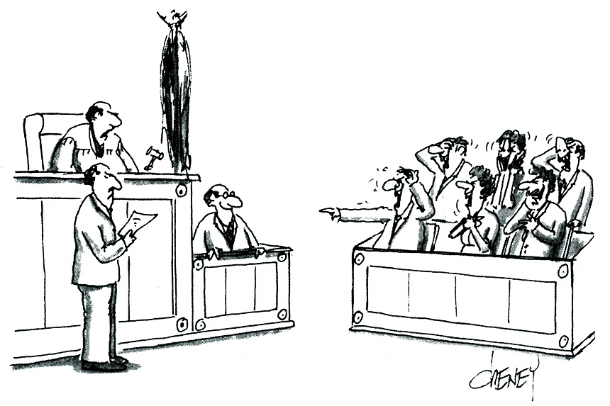 Cartoons: Courtroom Comedy | The Saturday Evening Post