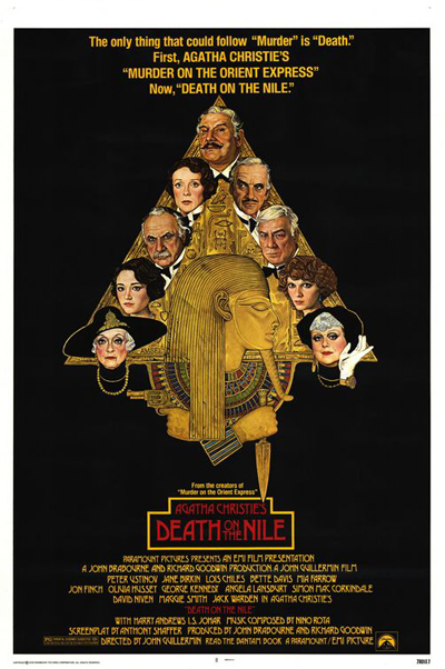 "Movie poster for the film Death on the Nile."