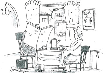 Describe-you-mar-april-95 "Gerald, how would I describe you if I ever had to report you to the missing persons bureau?" Mar/Apr 95