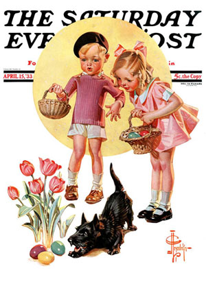 J.C. Leyendecker April 15, 1933 See more Easter covers