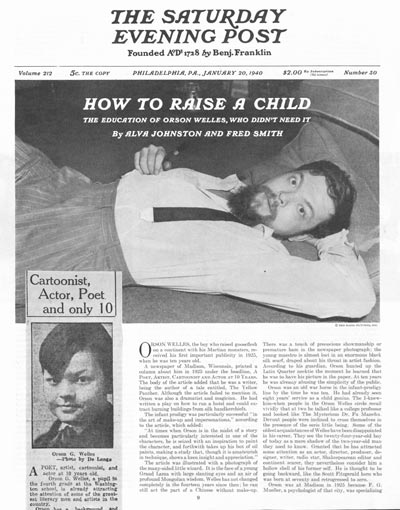 Image of article, How to Raise a Child Part 1