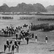 English Troops on Parade in Calcutta. June 20, 1914 © SEPS