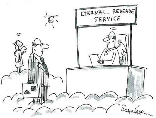 Eternal--Rev “We’re the final stage of birth, death, and taxes.” from July/August 2003