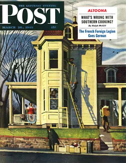 "Spring Cleaning" by John Falter. March 26, 1949. © SEPS 2014