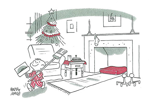 Fireplace from December 24, 1960