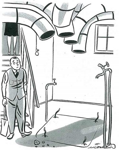 “I put the scrap iron to be collected right by the furnace, why do you ask?” From October 31, 1942 “I put the scrap iron to be collected right by the furnace, why do you ask?” From October 31, 1942