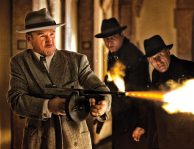 Sean Penn as Mickey Cohen in Gangster Squad (2013) Sean Penn as Mickey Cohen in Gangster Squad (2013) Photo by Wilson Webb/Warner Bros.