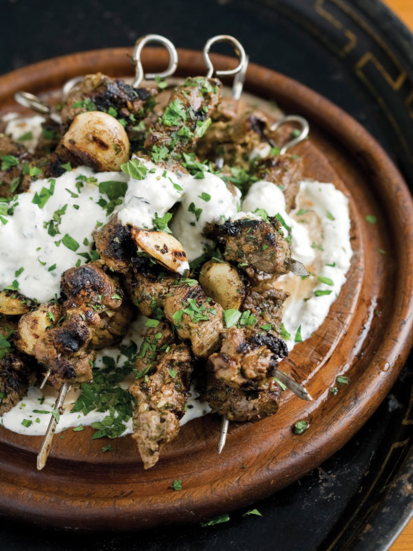 Greek-Style Lamb Kabobs