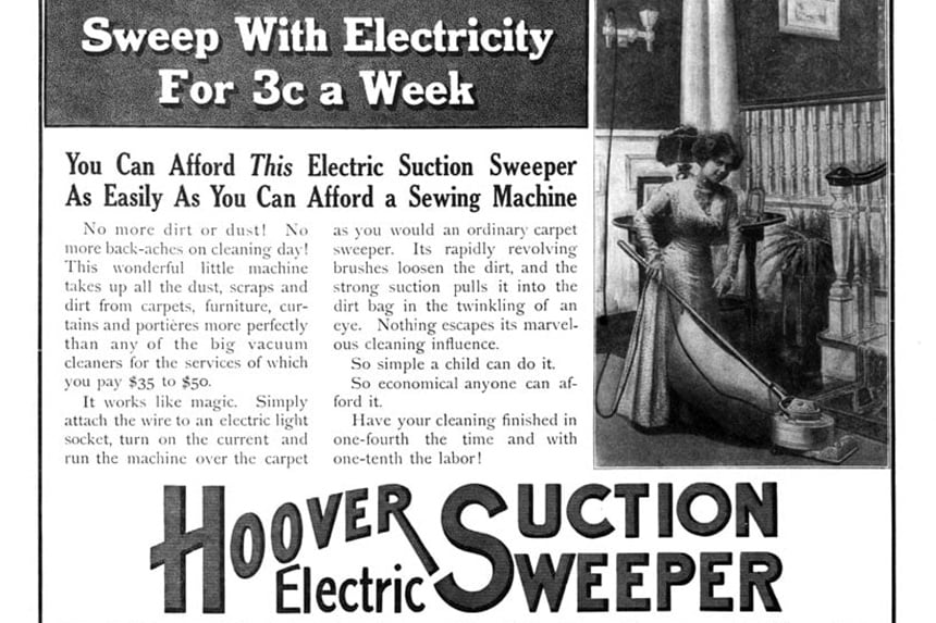 Vintage Ads: Introducing Hoover to Homemakers