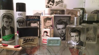 James Dean-branded soaps and perfumes