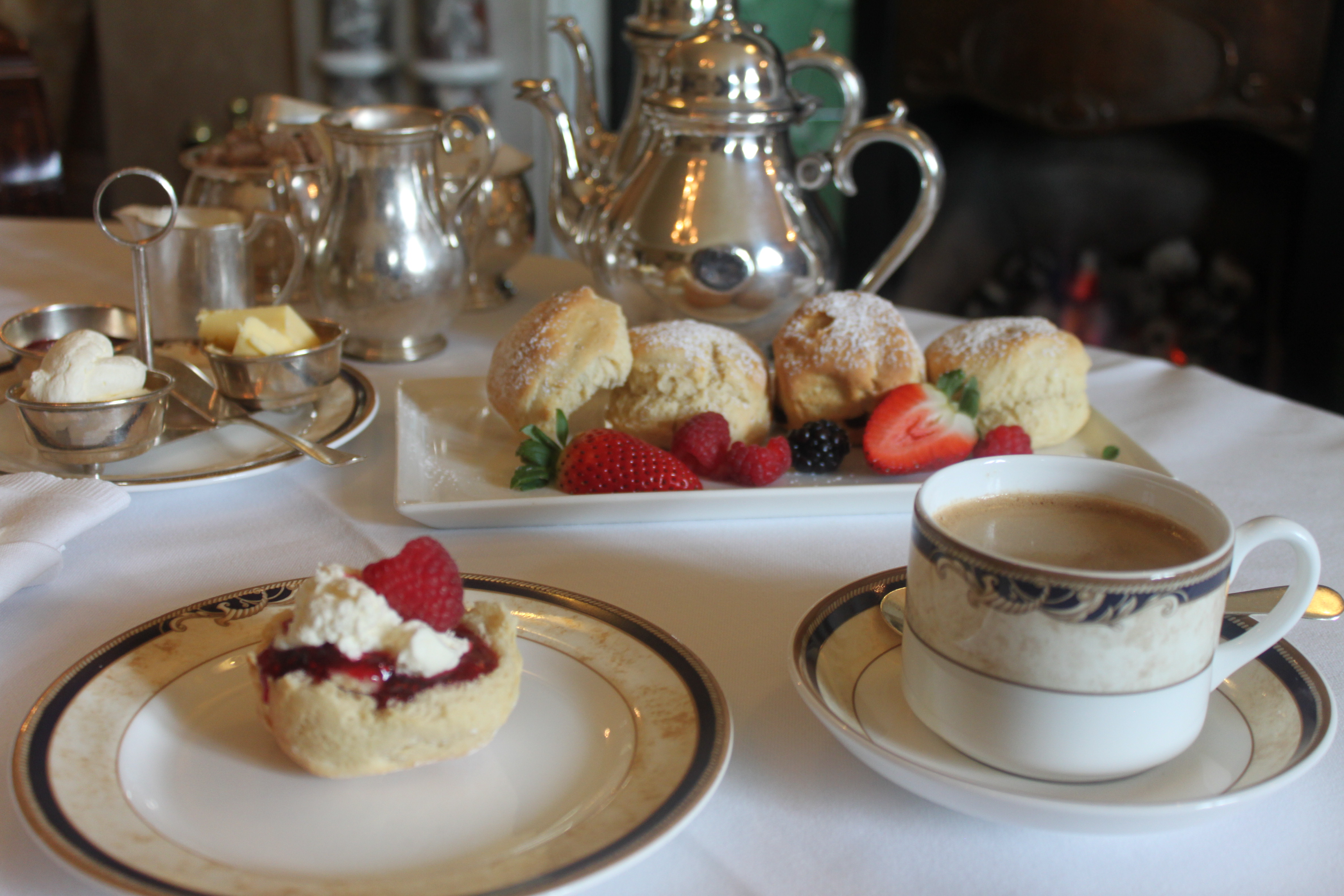 Tea and the best scones in Ireland at the Hayfield Manor. <br /> Photo courtesy <a href="hayfieldmanor.ie">Hayfield Manor</a>.