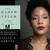 Author Sylvia A. Harvey with her new book, "The Shadow System"