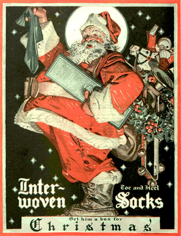Interwoven Socks, J.C. Leyendecker December 17, 1921