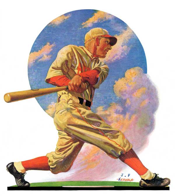 <em>Baseball Batter</em> <br /> J.F. Kernan <br /> May 28, 1932 © SEPS