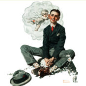 Normans Rockwell's Cupid's Visit