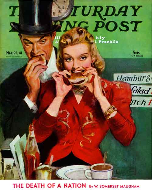 "Late Night Snack" by John LaGatta. March 22,1941. © SEPS 2014