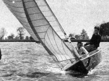 Senator Kennedy (right) and his assistant, T.J. Reardon, Jr., sailing on the Potomac River. Photo by Ollie Atkins.