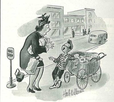 “Oh, I just rented Judy to a lady who wanted to get a seat on the bus.” from December 25,1943