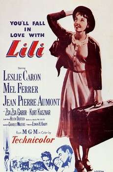 Movie poster for the film Lili.