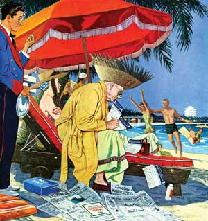 Illustration by James Williamson for The Saturday Evening Post.