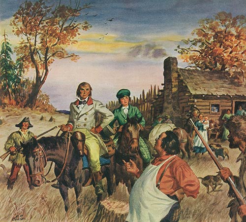 Missouri Moon by E.P. Couse from Sept 1942 Country Gentleman