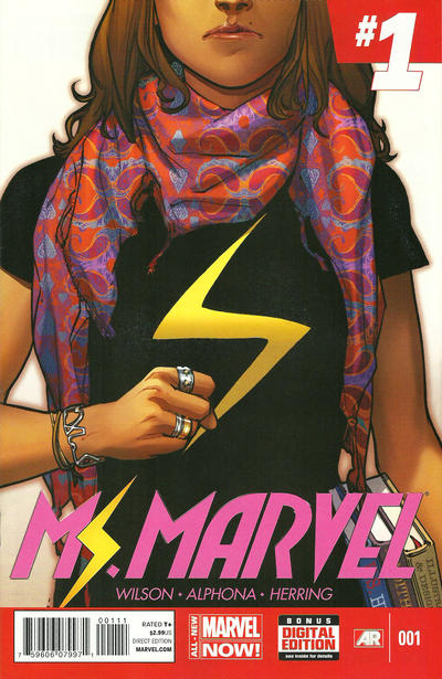 Cover of Ms. Marvel #1, 2014