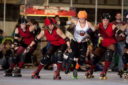 Naptown Roller Girls Roller Derby photo by Tom Klubens.