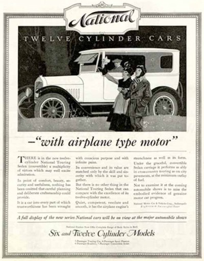 National Car Ad January 1, 1918