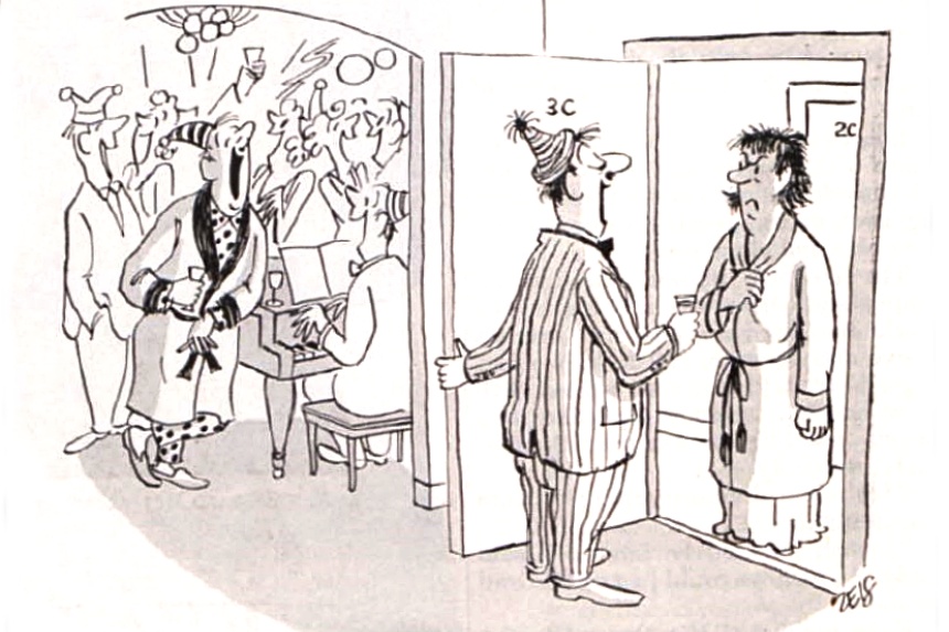 Cartoons Happy New Year The Saturday Evening Post