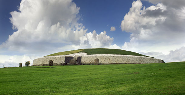 Newgrange Megalithic Passage Tomb 3,200 B.C. - a World Heritage Site by UNESCO Source: Shutterstock.com © Shutterstock / Pecold