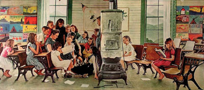 Norman Rockwell visits a Country School