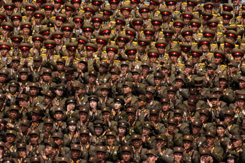 Officers of the North Korean Army