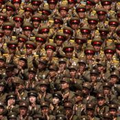 Officers of the North Korean Army