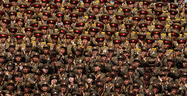Officers of the North Korean Army