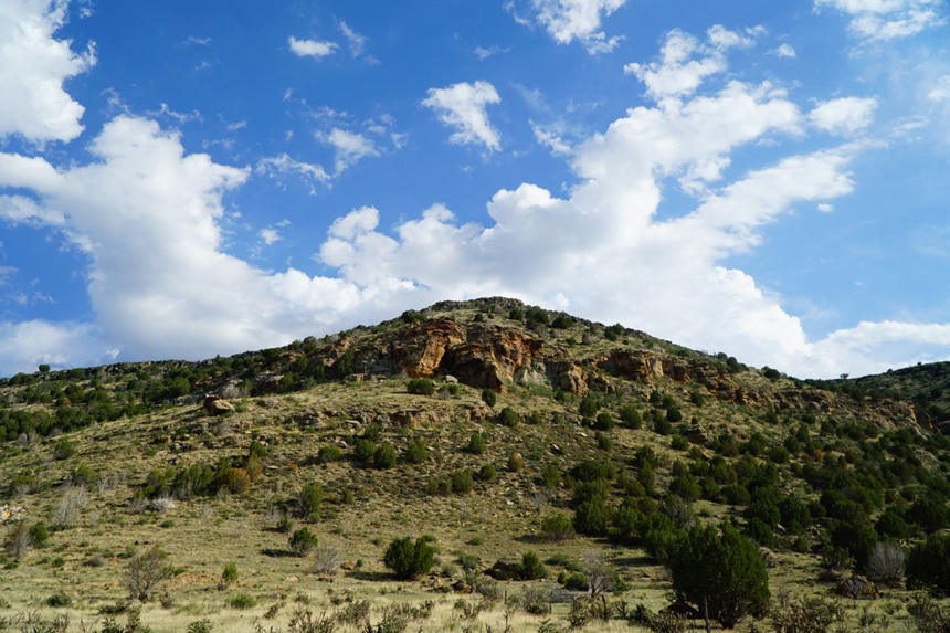 The landscape surrounding Black Mesa