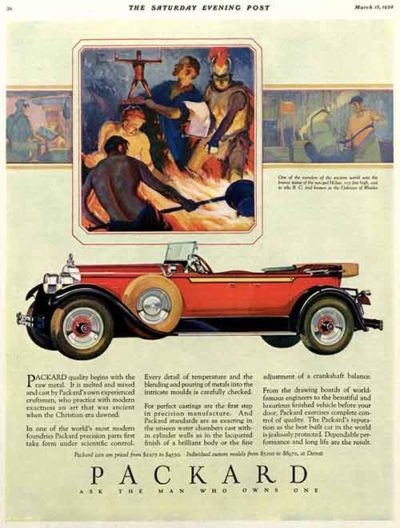 Packard Car Ad March 17, 1928