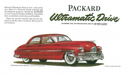 Packard,ad “Packard Automobile Ad” from April 1, 1950