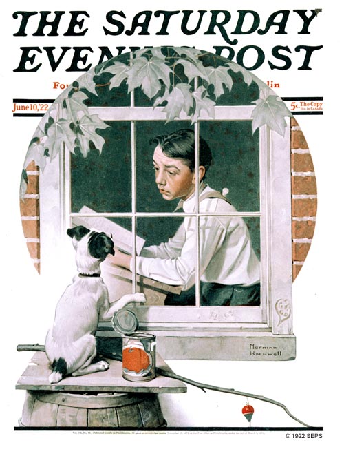 Patient Friend by Norman Rockwell