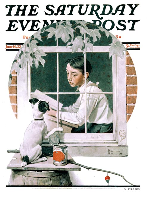 Patient Friend by Norman Rockwell Patient Friend by Norman Rockwell