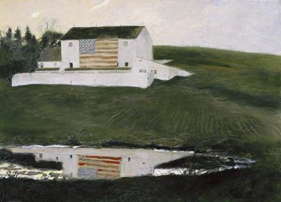 "Patriots Barn" Jamie Wyeth