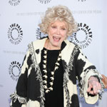 Phyllis Diller arriving at the Debbie Reynolds Hollywood Memorabilia Collection Auction & Auction Preview at Paley Center For Media on June 7, 2011, in Beverly Hills, CA