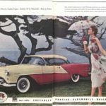 General Motors car ad in The Saturday Evening Post, 1954.